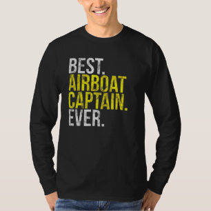 Camiseta El mejor capitán del barco aéreo de Everglades