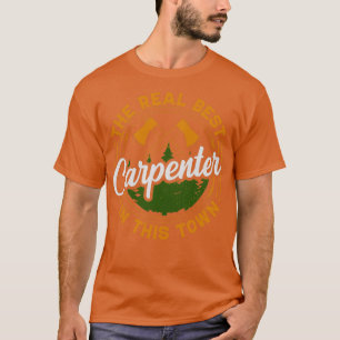 Camiseta El mejor carpintero de la ciudad