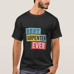 Camiseta El mejor carpintero de la jubilación del abuelo Wo
