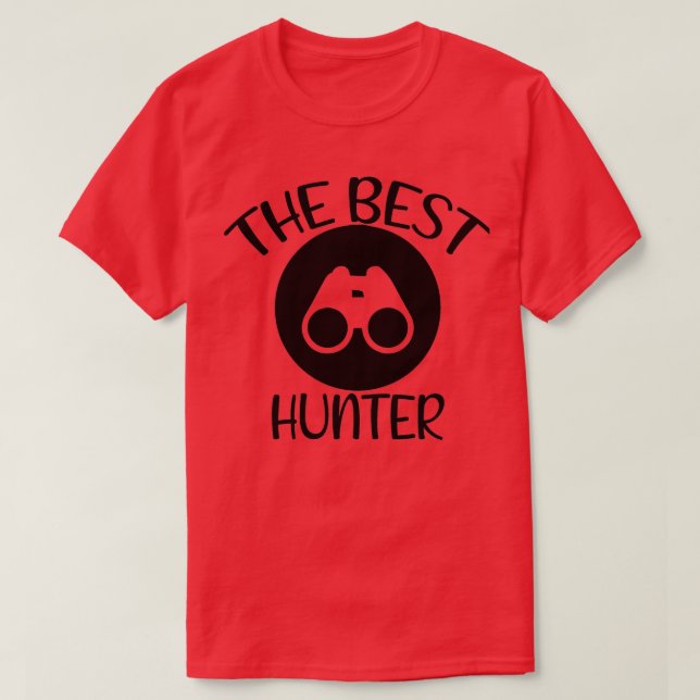 Camiseta el mejor cazador de cazadores aficionados a la caz (Diseño del anverso)