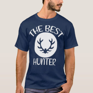 Camiseta el mejor cazador de cazadores aficionados a la caz
