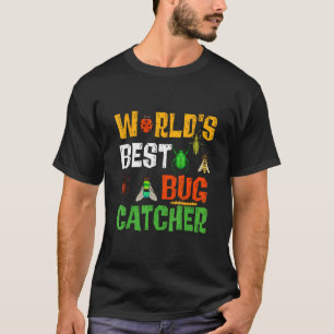 Camiseta El mejor cazador de insectos del mundo para niños