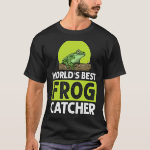Camiseta El Mejor Cazador de Ranas del Mundo Anfibio Lindo