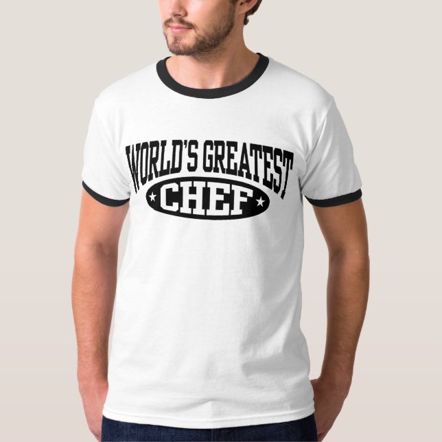 Camiseta El mejor chef del mundo (Anverso)