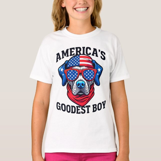 Camiseta El mejor chico perro de América (Anverso)