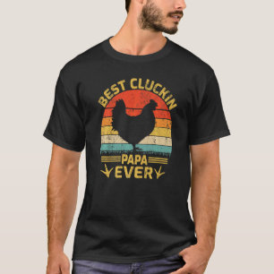 Camiseta El mejor Cluckin Papa de hombre Jamás Vintage Poll