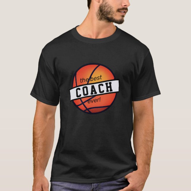 Camiseta ¡El mejor COACH de baloncesto! (Anverso)