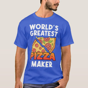 Camiseta El mejor cocinero de pizza del mundo Pizzeria comi