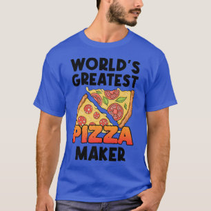 Camiseta El mejor cocinero de pizza del mundo Pizzeria comi