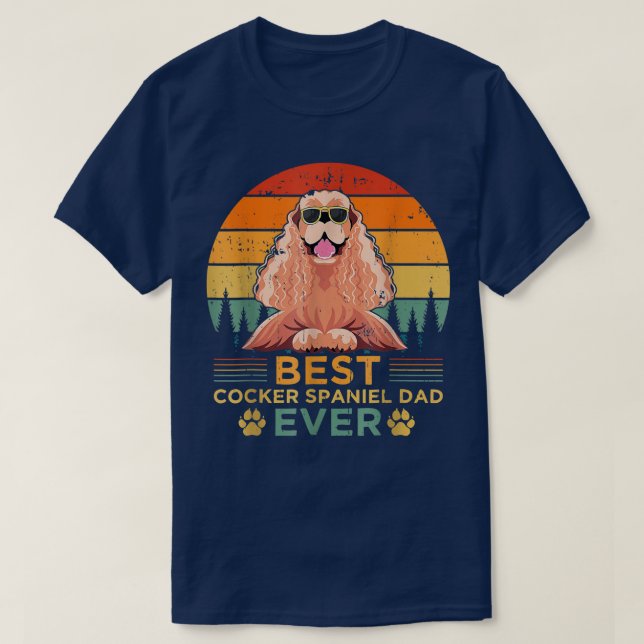 Camiseta El mejor cocinero español papá de moda masculino (Diseño del anverso)