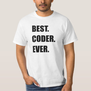 Camiseta EL MEJOR. CODIFICADOR. NUNCA. Humor del