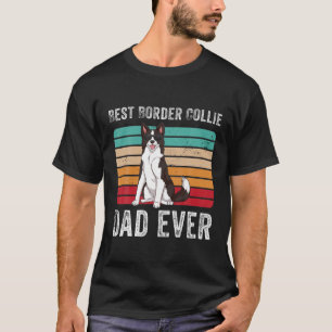 Camiseta El mejor compañero de frontera papá viejo perro de