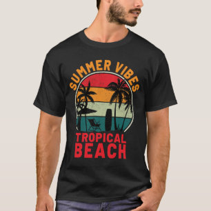 Camiseta El mejor complejo de vacaciones de playa tropical 