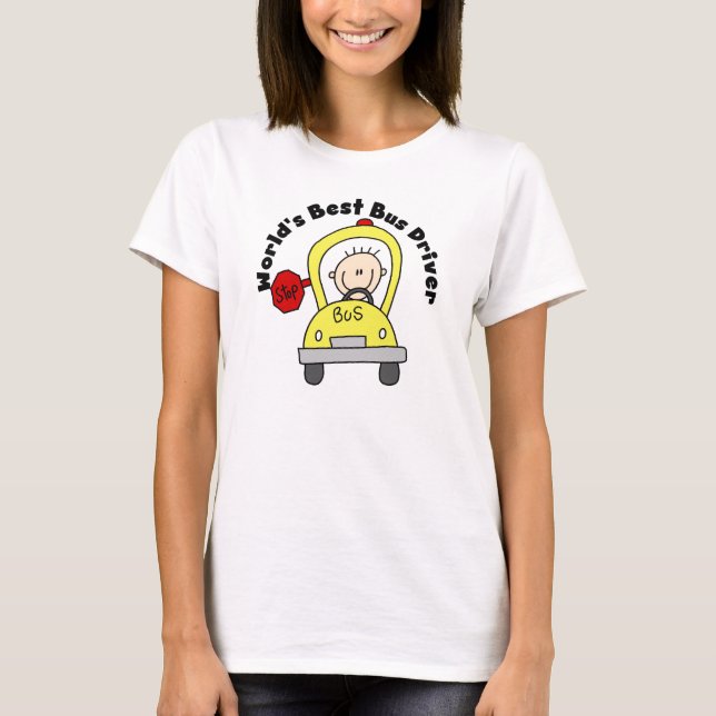 Camiseta El mejor conductor del autobús del mundo (Anverso)