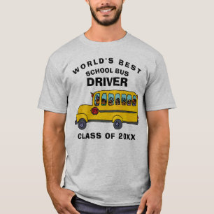 Camiseta El mejor conductor del autobús escolar del mundo