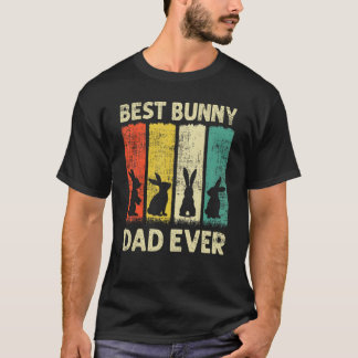 Camiseta El mejor conejo de papá conejo de papá conejo cone