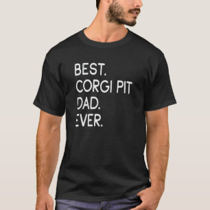 Camiseta El Mejor Corgi Pit Dad del Hombre