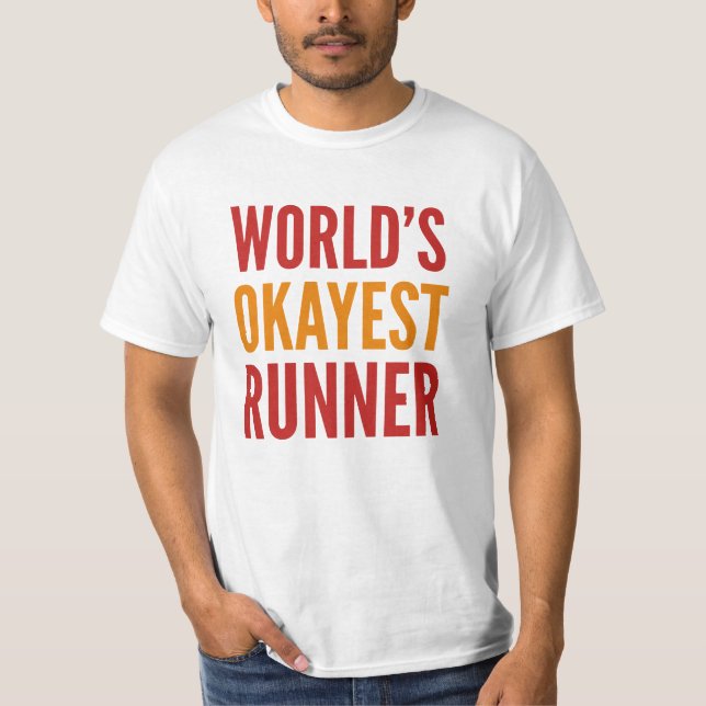 Camiseta El mejor corredor del mundo (Anverso)