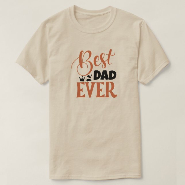 Camiseta El mejor cumpleaños o día del padre (Diseño del anverso)