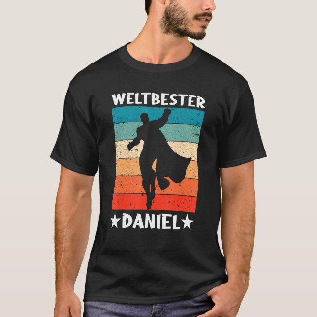 Camiseta El mejor Daniel Der Welt World (Anverso)