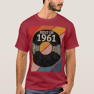 Camiseta El Mejor De 1961 Vintage Vinyl Record DJ 60.º Rega