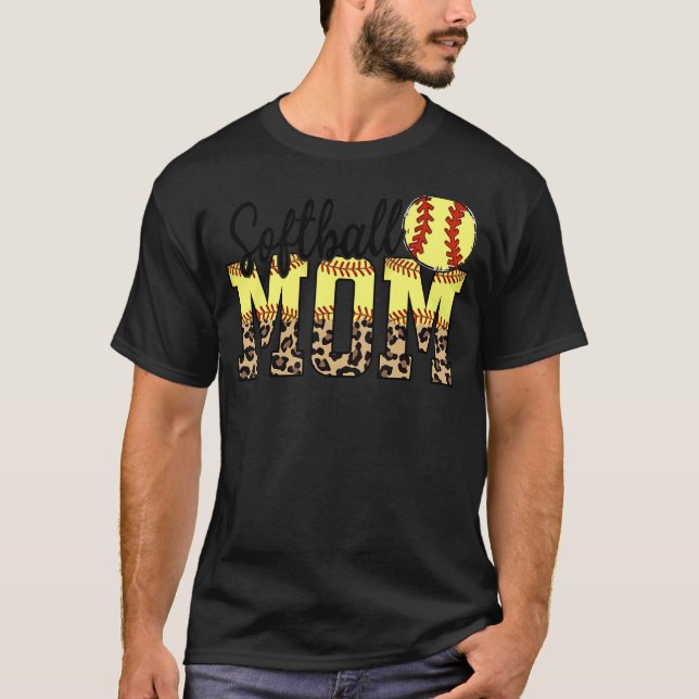 Camiseta El mejor día de la madre de los softball (Anverso)