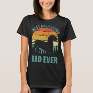 Camiseta El mejor día del padre en Dachshund