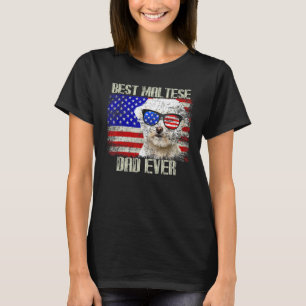 Camiseta El mejor día del padre maltés de los Estados Unido
