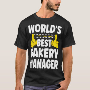 Camiseta El mejor director de panadería del mundo, hombre d