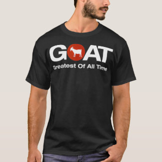 Camiseta El mejor diseño de GOAT del mundo