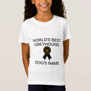 Camiseta El mejor diseño de Greyhound en el mundo del perso