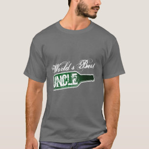 Camiseta El mejor diseño de la botella de cerveza de la