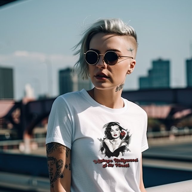 Camiseta El mejor diseño retro de Hollywood (Subido por el creador)