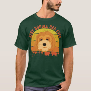Camiseta El mejor doodle Dad de la vida Shirt Funny Goldend