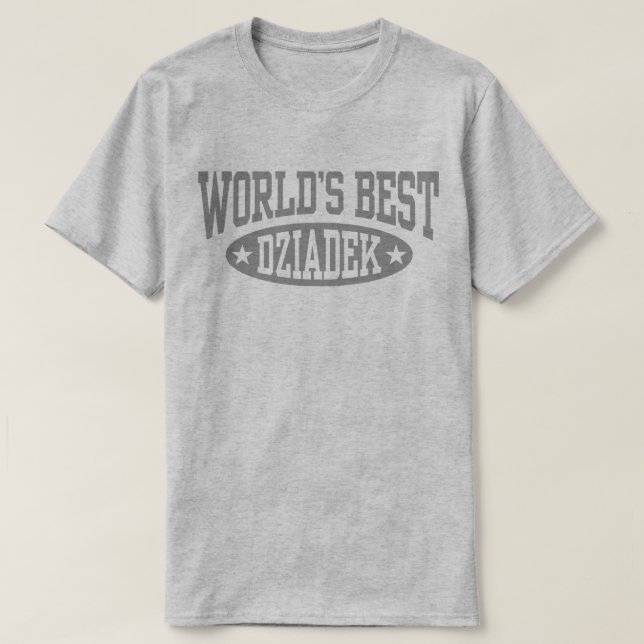 Camiseta El mejor Dziadek del mundo (Diseño del anverso)