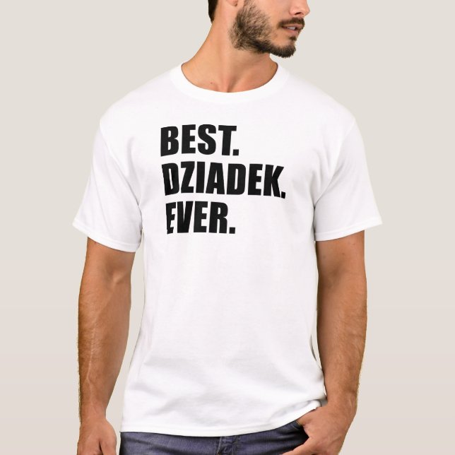 Camiseta El mejor Dziadek nunca (Anverso)