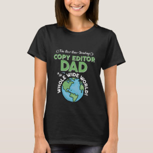 Camiseta El mejor editor papá en el mundo