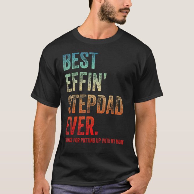 Camiseta El Mejor Efecto De Los Hombres, Bonus Dad, Gracias (Anverso)