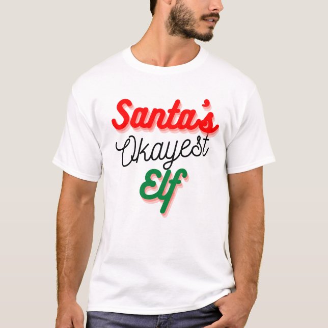 Camiseta El mejor elfo de Santa Lucía | Navidades divertido (Anverso)
