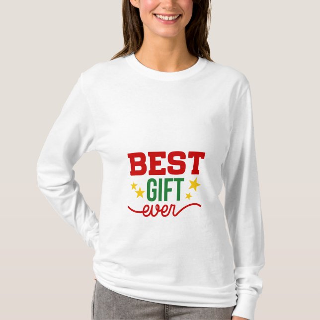 Camiseta El mejor embarazo del regalo nunca (Anverso)