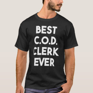 Camiseta El mejor empleado de entrega de efectivo de la his