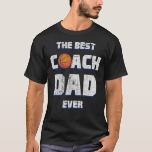 Camiseta El mejor entrenador de baloncesto de papá jamás
