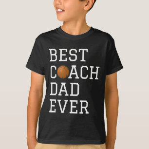 Camiseta El mejor entrenador de Bysketbyll papá entrenador
