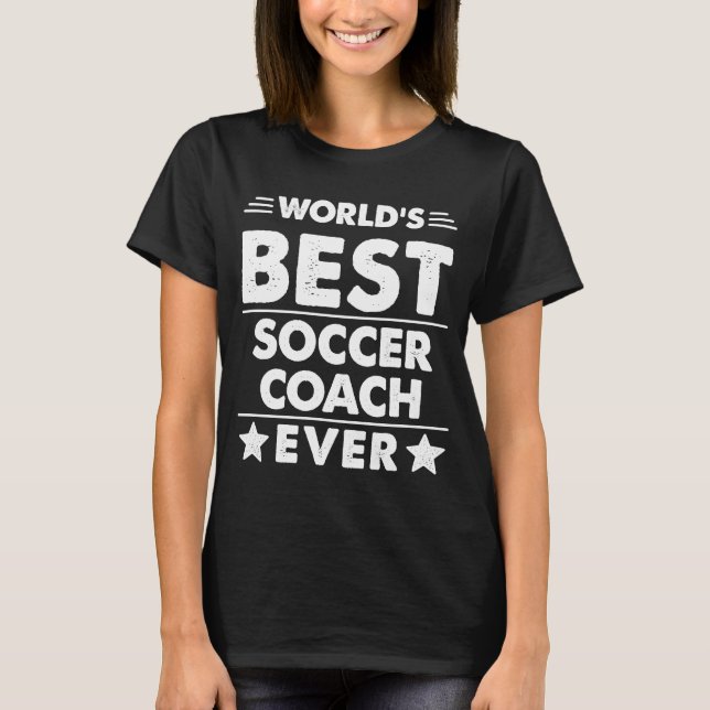 Camiseta El mejor entrenador de fútbol del mundo (Anverso)