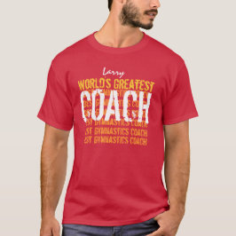 Camiseta El mejor entrenador de GIMNASTICS RED V06