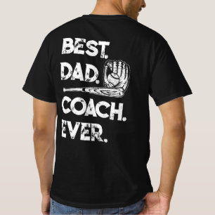 Camiseta El mejor entrenador de papá, regalo del Día del 