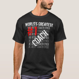 Camiseta El mejor entrenador del mundo #1