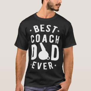 Camiseta El mejor entrenador papá siempre entrenador de sil
