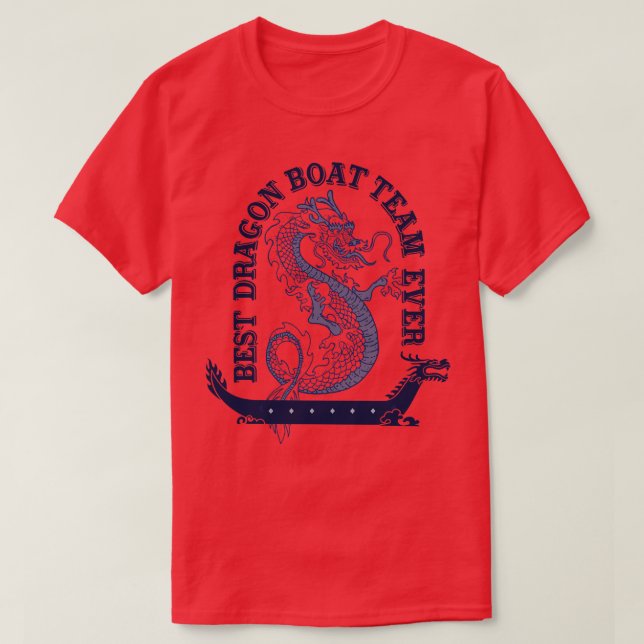 Camiseta El mejor equipo de botes Dragon Parecen divertidos (Diseño del anverso)