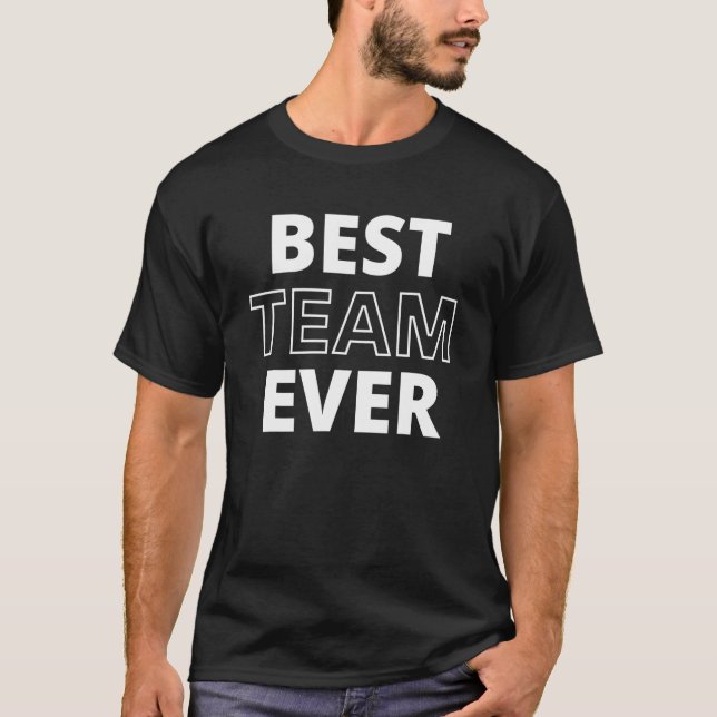 Camiseta El mejor equipo de hombres y niños (Anverso)